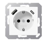Jung Wall Outlet Box (WCD Switchgear) (European Socket) - A1520-15CAWW
