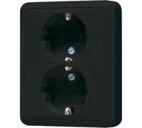 Jung Wall Outlet Box (WCD Switchgear) (European Socket) - CD5020NSW