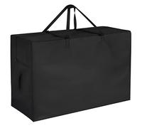 Jungda Folding Mattress Storage Bag, Carry Case for 3 Inch Tri Foldable Single Mattress - 25 x 9 Inch, Black, Waterproof & Dustproof Oxford Fabric, Zipper Closure