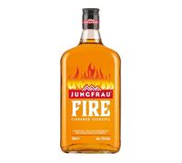 Jungfrau Fire Cinnamon Schnapps | 70cl | 17% ABV | Fire Shots | Parties & Gifts | Authentic German recipe | Spicy Shots & Cocktails | Vegan & Gluten Free | Cinnamon Liqueur