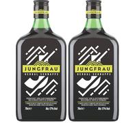 Jungfrau Herbal Liqueur | 70cl | Herbal Schnapps | 17% ABV | Shots | Authentic German Recipe | Vegan & Gluten Free | Herbs & Botanicals | Spirits | Alcohol Shots, Celebration, Party (Pack of 2)