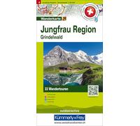 Jungfrau Region / Grindelwald: Mit 33 Tourenvorschlägen, Wetterfest inkl. Höhenprofil & Zeitangabe pro Tour: 4 (Hiking maps with tours)