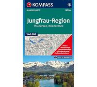 84 JUNGFRAU REGION THUNERSEE BRIENZERSEE: Wander- und Fahrradkarte in einem - inklusive Offline-Verwendung in der KOMPASS-App. Wander-& Radwege. Skitouren. Langlaufen. Reiten.