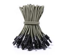 JunGG Bungee Cords with Hooks 12 Pcs 6 Inch Elastic Bungee Ropes with Hooks - Short Tarpaulin Hooks - Small Bungee Rope