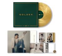 JUNGKOOK - [GOLDEN] (LP) Outer Sleeve + VInyl + Photo Book + Postcard + Photo Card + Contents Envelope + Wax Seal Sticker + 2 Extra Photocards