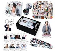 JUNGKOOK GOLDEN SEVEN Album Photocards, BT JUNGKOOK Merchandise Gift Set,JUNGKOOK J-HOPE JIN JIMIN RM SUGA V Merch(Black-SEVEN)