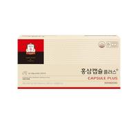 JungKwanJang | Korean Red Ginseng Capsule Plus (650mg x 120 Capsules) | Panax Ginseng Supplement | Caffeine Free | Daily Energy, Immune Support, Blood Circulation | Vegan Friendly