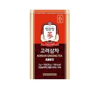 JungKwanJang Korean Red Ginseng Tea Set, Korean Food Gifts, Coffee Alternative, Natual Energy, Korea Panax Ginseng Roots, Herbal Antioxidant Tea - 60 Packets
