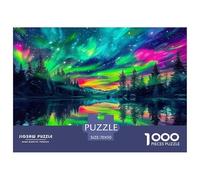 Jungle 1000 Piece Jigsaw Puzzles Fun Challenging Modern Woods for Family Activity Game Perfect for Relaxation Suitable for Children & People Aged 14+ 70x50cm/1000pcs