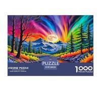Jungle 1000 Piece Jigsaw Puzzles Fun Challenging Modern Woods Puzzles Game Beautiful Decoration Suitable for Children & People Aged 14+ 38x26cm/1000pcs