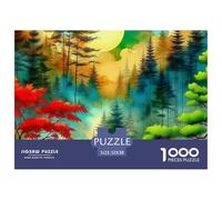 Jungle 1000 Pieces Jigsaw Puzzles For Adults And Kids with Extra Fun Challenges Colourful Home Decoration Fully Interlocking 52x38cm/1000pcs