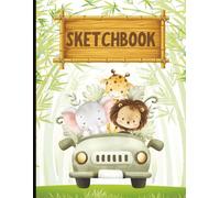 Jungle Adventure Drawing Book for Kids | Part of My Animal Friends Sketchbook Series: 112 Blank Pages | 8.5 x 11 | Fun Animal-Themed Sketchbook for Drawing, Doodling, and Creative Play