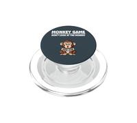 Jungle Animal Pun Humor Monkey Game Don’t Look at the Monkey PopSockets PopGrip for MagSafe