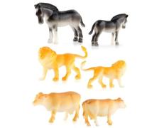 Jungle Animal Toy Set Realistic Wild Animal Learning Figurines for Kids Children, Plastic Models for Forest Farm Decor (Generic5daeyjgikh-10324694)