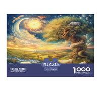 Jungle Animals 1000 Pieces Premium Jigsaw Age 3+ Quirky, Abstract Design, Fun Details, Educational, Challenging Puzzle Games 70x50cm/1000pcs