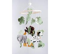 Jungle Animals Baby Mobile, Room Decor, Safari Theme Nursery, Wild Animals Decoration
