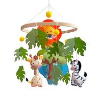 Jungle Animals Baby Mobile, Safari Nursery Room Decor, Nursery Baby Crib Mobile, Wild Animals Decoration, Wild Animals Mobile (Jungle Animals Baby Mobile Hanger)