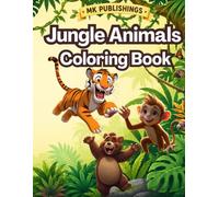 Jungle Animals Coloring Book