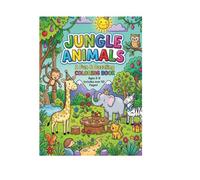 Jungle Animals Coloring Book for Kids