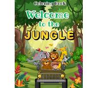 Jungle Animals Coloring Book for Kids: 40 Wild Creatures with Fun Facts to Learn and Color: Fun and Educational Coloring Book for Kids Ages 4-10 with ... (Tiny Tails & Feathers Coloring Collection)