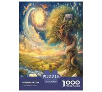 Jungle Animals Jigsaw Puzzles Puzzle for Adults Kids. 1000 Piece Impossible Challenge Toy Educational Game Home Decoration for Adults& Kids Age 14 Years Up 70x50cm/1000pcs