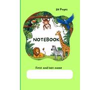 JUNGLE ANIMALS NOTEBOOK