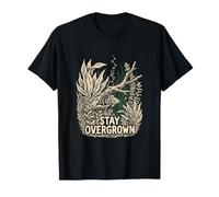 Jungle Aquascaping Planted Tank Linocut Wild Art T-Shirt
