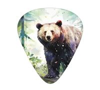 jungle bear Printed guitar picks - three thicknesses: thin, medium and thick, suitable for electric guitar, bass and ukulele.