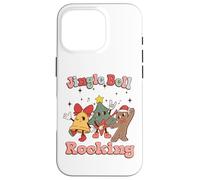 Jungle Bell Rocking Christmas Guitar Rock N Roll Retro 80s Case for iPhone 16 Pro