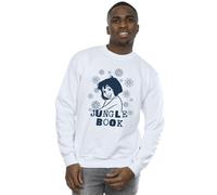 Jungle Book Men's Mowgli Flowers Sweatshirt in White | Size: Small Jungle Book White S