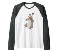 Jungle Book Mowgli And Baloo Raglan Baseball Tee
