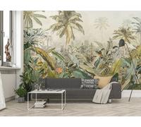 Jungle botanical green forest Wallpaper Mural Photo Children Kid Poster wall art