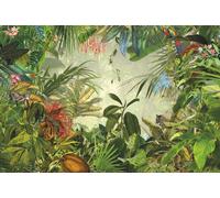 Jungle botanical green forest Wallpaper Mural Photo Children Kid Poster wall art