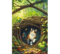 Jungle Cats 1000 Piece Jigsaw Puzzles for Adults Colourful Fun Challenging & Brainteasing Educational Learning Gift Present for Children Boys Girls 1000 Piece Puzzle for Adults