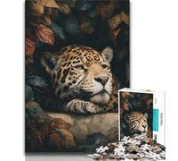 Jungle Cheetah 1000 Piece Jigsaw Puzzles for Teenagers Gifts,for Educational Game Challenge Toy Unique Home Decor And Gifts (38x26cm)
