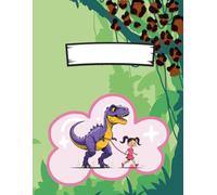 Jungle Cheetah Trex Princess Primary Composition Journal Notebook