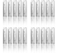 JUNGLE CULTURE Dermaplaning Blades for Face • 20 Razor Refills for Women | Single-Edge Swedish Stainless Steel Replacement Blades • Swaps in Seconds • Peach Fuzz, Brow, Chin & Upper Lip Prep