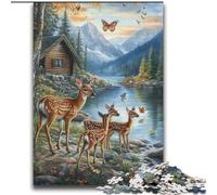 Jungle Deer 2000 Pieces Jigsaw Puzzles For Teens And Adults, Educational Games Home Decoration Deal As Gifts for The Whole Family (70x100cm)