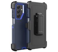 JUNGLE DEER Defender Case for Samsung Galaxy A17, Heavy Duty Shockproof Dustproof 3 in 1 Rugged Protective Bumper Cover, Military Grade Drop Protective Phone Case (Blue)