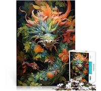 Jungle Dragon1000 Piece teenager Puzzles Challenging To Complete But Fun And Humorous for is ideal as a gift for the whole family 38x26cm