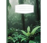 Jungle Dreams: Lined Composition Notebook: Explore the Depths of Creativity Amidst Rainforest Majesty