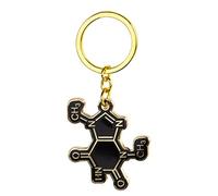Jungle Empire Chocolate Molecule Keychain | Chocolate Keyring | Funny Chocolate Gift for Women and Men