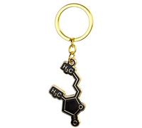 Jungle Empire Whiskey Key Fob Molecule Pendant