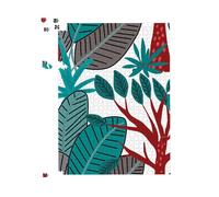 Jungle Exotic Summer Tropical Leaves Jigsaw Puzzle Warren Reed - Designer Green 500 Piece