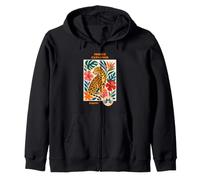 Jungle Explorer Jaguar Kids Tropical Wildlife Adventure Zip Hoodie