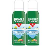 Jungle Formula Dry Protect Insect Repellent (125ml Aerosol) - DEET Free Mosquito, Midge & Biting Insect Repellent - Up to 6 Hours Protection from Bites - Non Greasy, Lightly Fragranced Bug Spray