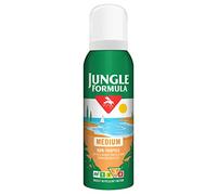 Jungle Formula Dry Protect Insect Repellent (125ml Aerosol) - DEET Free Mosquito, Midge & Biting Insect Repellent - Up To 6 Hours Protection From Bites - Non Greasy, Lightly Fragranced Bug Spray
