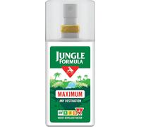Jungle Formula Maximum Strength Insect Repellent Pump Spray (90ml - 50% DEET) - Up to 9 Hour Protection Against Mosquitoes, Ticks & Biting Insects - Mosquito Repellent for Travel & Domestic Use