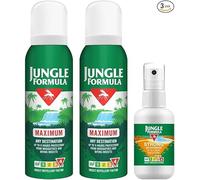 Jungle Formula Travel Pack - 2 x Maximum Spray125ml - 1 x Strong Spray 60ml by SHOP4LESS