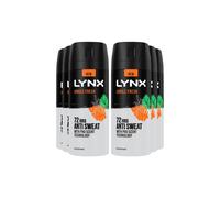 Jungle Fresh Anti Sweat Anti-Perspirant 'Body Spray',6x150ml Lynx Orange One Size
